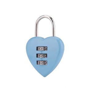 🆕Blue Heart Shaped Combination Lock